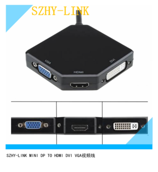 Gambar Szhy LINK HDMI DVI VGA Kabel Video High Definition