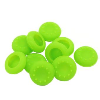Gambar telimei Replacement Silicone Joystick Thumb Stick Grips Cover ForGame Controller(Green)