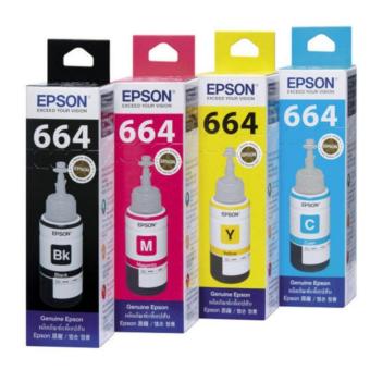 Gambar Tinta Epson T664 series Original Ink Botol For L120 L220 L360 L380L455 L565