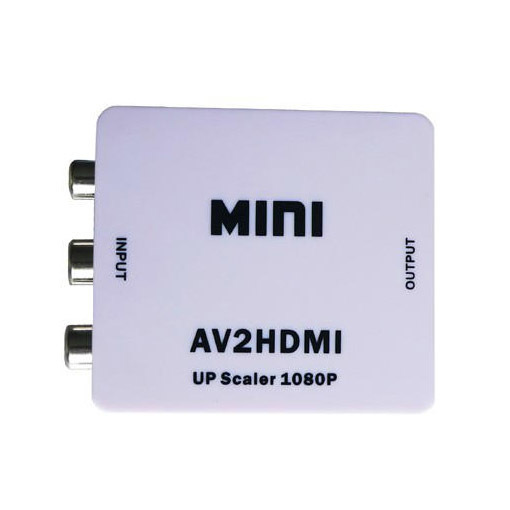Tmvel Mini RCACVS 3 RCA Composite Video AV Ke HDMI Converter untuk TV/PC/PS3/Biru- Ray DVD