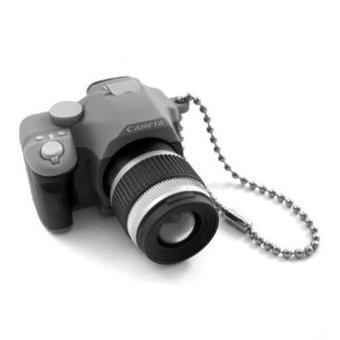 Gambar toobony Single Lens Reflex DSLR Camera Style LED Flash LightShutter Sound Keychain,Random Color   intl
