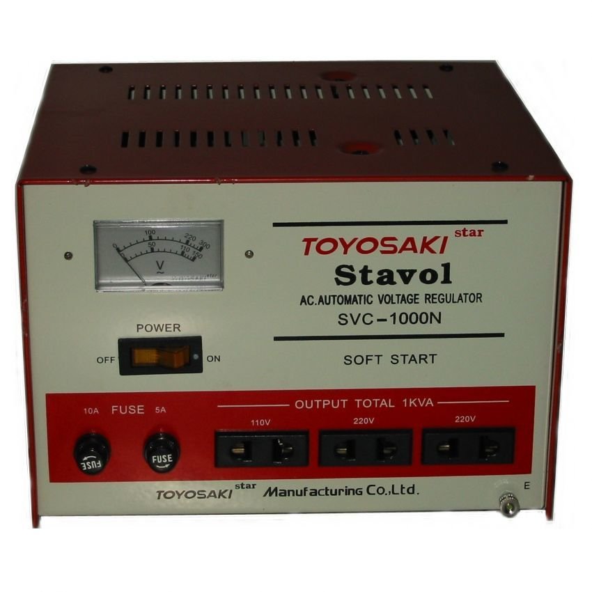 jual beli toyosaki svc 1000n stabilizer 1000va merah jual beli toyosaki svc 1000n stabilizer 1000va merah