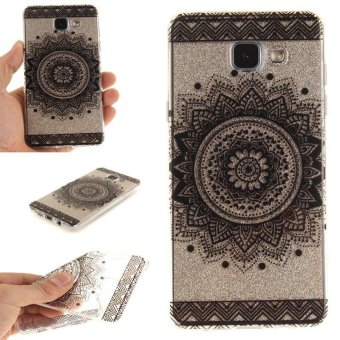 Gambar TPU Flexible Soft Case for Samsung Galaxy A5 2016 SM A510 5.2 Inch(Black Mandala Flower)   intl