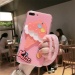 Gambar TPU Frame Fashion Cartoon Rotate mirror phone case for vivoV5s(Pink+Ice???   intl