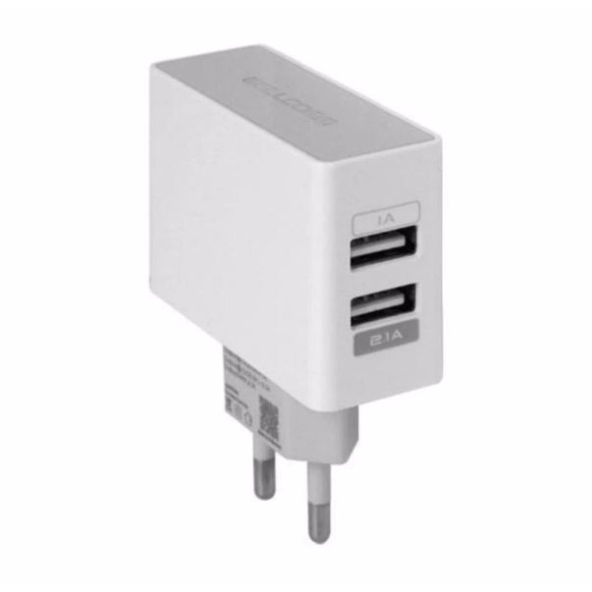 City Acc Travel Charger For Infinix Kabel Micro Usb 2 Ampere Putih Travel Charger Handphone Micro USB Well m Original Dual USBOutput 2 1 Ampere
