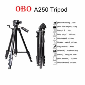 Tripod Kamera OBO A250 - Hitam