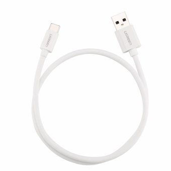 UGREEN USB 3.0 To USB Type C Fast Charging And Sync Data Round Cable For New MacBook Android Mobile Phone - White,1m - Intl Mei 2018 - 4 UGREEN USB 3.0 to USB Type C Fast Charging and Sync Data Round Cable for New MacBook Android Mobile Phone - White,1m - intl - 4