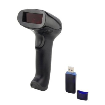 Gambar UINN 433Mhz Wireless Laser Barcode Scanner Reader Memory Up To 500M Distance Yellow   intl