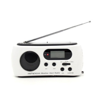 Gambar UINN FM AM Emergency Radio Multiband With Cell Phone Charger Portable Flashlight White   intl