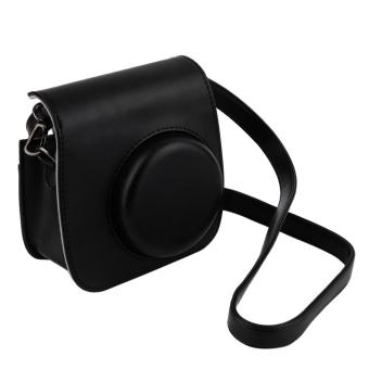 Gambar UINN Instant Camera Leather Case Bag for Polaroid Photo Camera Leather Case Bag black