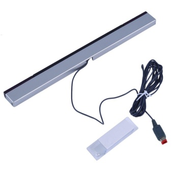 Gambar UINN Wired Replacement Infrared TV Ray Sensor Bar for Nintendo Wii Wii U Console Silver   intl