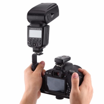 Gambar Universal Camera Grip L Bracket Photography Accessories Heavy DutyWith 2 Standard Side Hot Shoe Mount Flash Holder Camcorder   intl