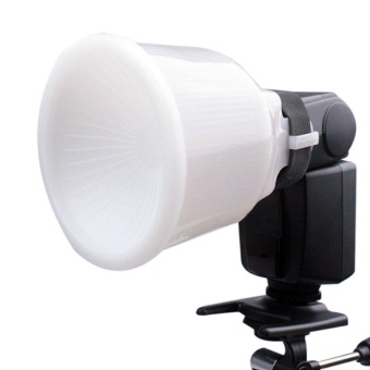 Gambar Universal Cloud Lambency Flash Diffuser + Fits All Flashes andWhite Dome Cover   intl