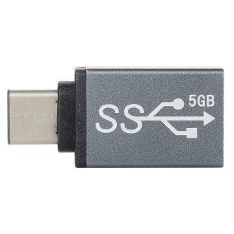 Gambar USB 3.1 Type C to USB 3.0 Adapter Converter w  OTG   Grey Black  intl