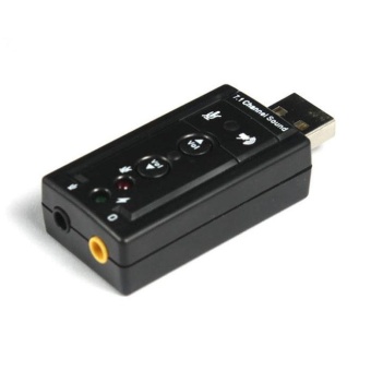 Gambar USB 7.1 Channel Audio Device Sound Card Adapter For Laptop PC  intl