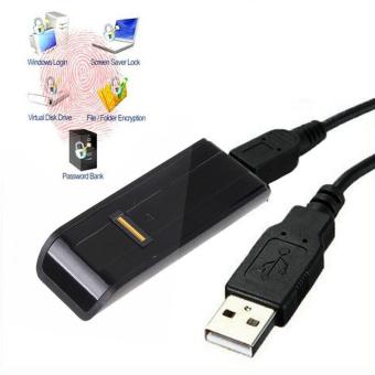 Gambar USB Biometric Fingerprint Reader Password Lock Security for PCLaptop   intl