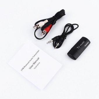 Gambar USB Bluetooth Stereo Audio Transmitter 3.5mm Music Dongle Adapterfor TV MP3 PC   intl