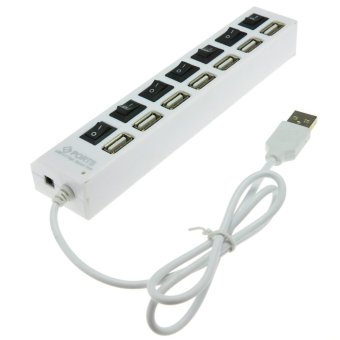 Gambar USB HUB 7 Port 2.0 High Speed with Switch ON OFF