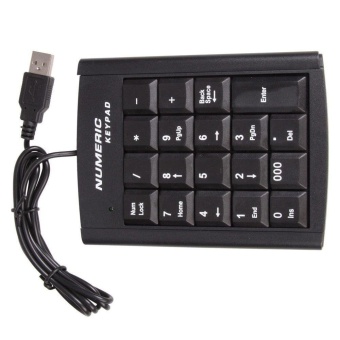 Gambar USB Numeric Keypad for Dell laptop (Black)   intl