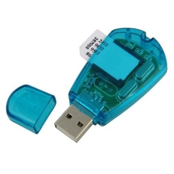 Gambar USB Sim Card Reader Writer Cellphone SMS Backup Adaptor   intl