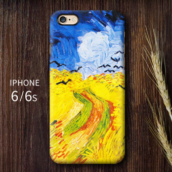 Gambar Van Gogh 6siphone6plus 6Splus Retro Langit Berbintang Lulur Hardcase Casing HP