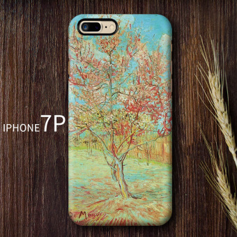 Gambar Van Gogh 8iphone7plus retro bintang matte cangkang keras ponsel shell