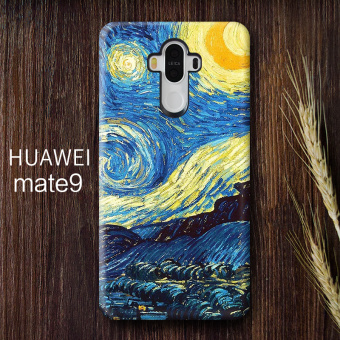 Gambar Van Gogh mate9 mate9pro kepribadian seni matte cangkang keras ponsel shell