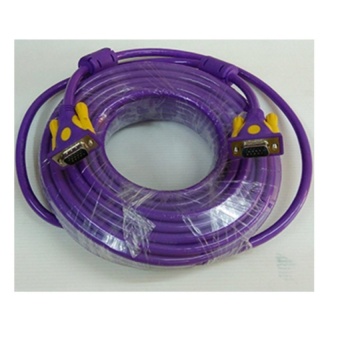 Gambar VGA RGB 15MM Cable Male To Male With 2 Core 15 Meter   intl