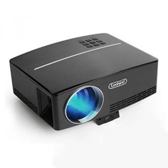 Gambar Video Mini Projector Portable HD Support 1080P Home Theater Projectors Quiet HDMI Multimedia Outdoor Movie Night Laptop Game iPhone iPad Smartphone Indoor Kids Room 220lux Typical Peak Brightness