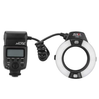 Gambar Viltrox JY 670C On camera E TTL Macro Close up Fill in LED RingFlash Speedlite Light for Canon EOS Canon 760D 750D 7D2 5D3 5DR5DRS 70D 6D 700D 650D 550D DSLR Camera with AdapterRing(49mm 52mm 55mm 58mm 62mm 67mm)   intl