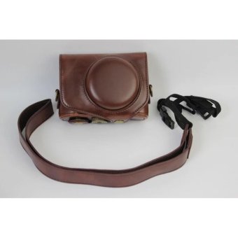 Vintage Kulit Kamera Kasus PENUTUP untuk Canon PowerShot