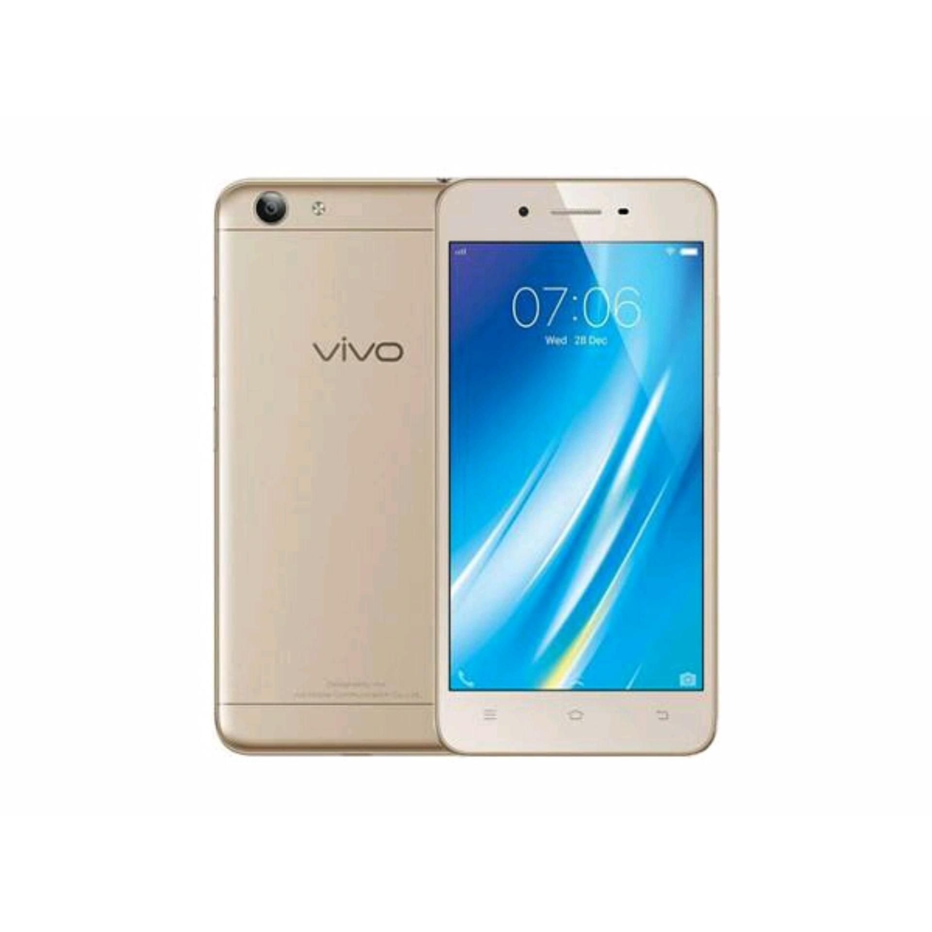 Vivo Y53 Smartphone 2gb Ram16gb Rom Gold Garansi Resmi Vivo VIVO Y53 4G Matte Black & Gold Garansi Resmi