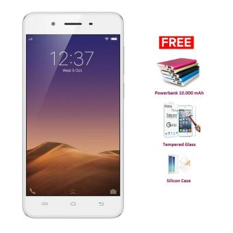 VIVO Y55S 16 GB Gold Free Powerbank 10000 mAh Tempered