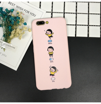 Gambar Vivox9 R11 OppoR9Splus X20 Karakter Merah Muda Soft Casing HP