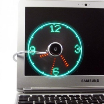 Gambar Vodcart USB LED Fan Clock   intl