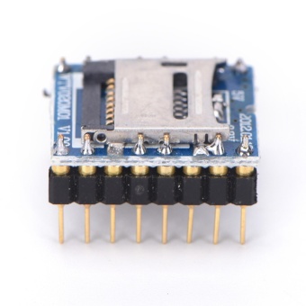 Gambar Voice Module Mp3 Sound U Disk Audio Player Tf Sd Card Wtv020 Sd 16pFor Arduino intl