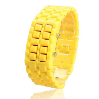 Gambar Volcanic Lava Faceless LED Digital Plastic Wrist Watch Sports Style5 Color   intl