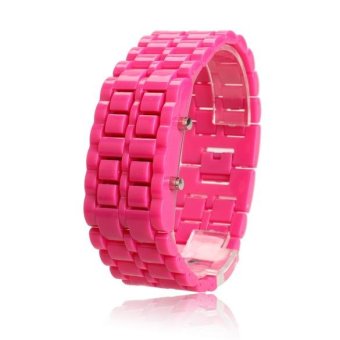 Gambar Volcanic Lava Faceless LED Digital Plastic Wrist Watch Sports Style5 Color   intl