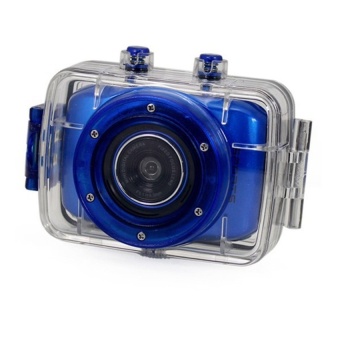 VVGCAM DV123 Hd 720p Sports Digital Video Camera with 2.0 Touch Display Action Camera Hd Video Camcorder dv123 (Blue) - intl  