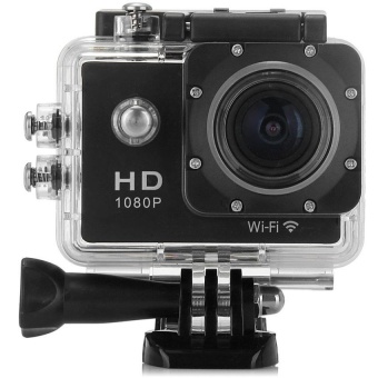 VVGCAM WiFi Sports Action Camera 2.0inch LCD HD 1080P 30m Waterproof SJ4000 Outdoor Camera(Black) - intl  