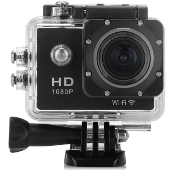 W8 1.5 inch LCD HD 1080P WiFi Sports Action Camera 30m Waterproof H.264 DVR with 170 Degrees Angle - 100 - 240V - intl  