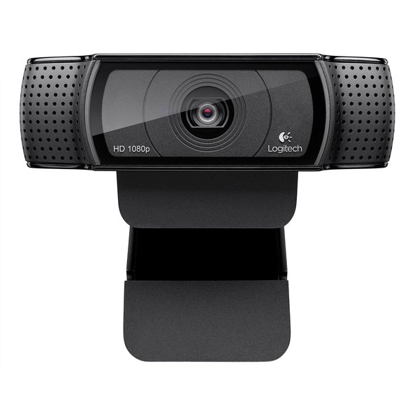 Webcam Logitech HD Pro C920, Layar Lebar Panggilan Video Danrekaman, 1080 P Kamera, Webcam Laptop atau Desktop-Internasional