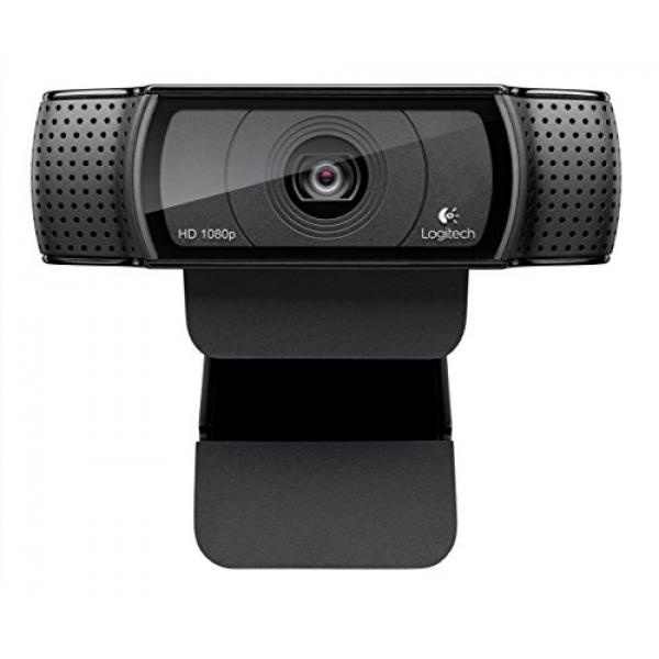 Webcam Logitech HD Pro C920, Widescreen Video Calling And Recording, 1080 P Kamera, Desktop atau Laptop Webcam-Intl