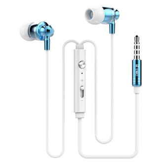 Gambar Wire Earphone light 3D Stereo High Fidelity Headset In ear Plating Smart Phone   intl