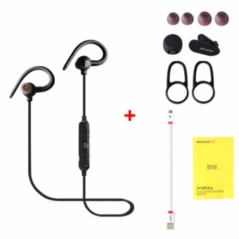 Gambar Wireless Earphone Bluetooh 4.1 Sports Headset Ear hookAttraction(Black)   intl
