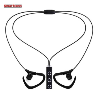 Gambar Wireless Earphone Bluetooth Headphone with Microphone magnet Earbud HIFI Stereo Sport Headset for Mobile Phone   intl