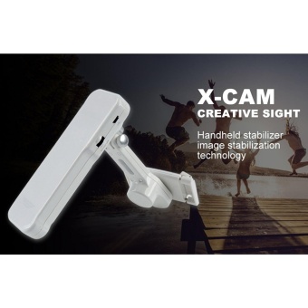 X-CAM Handheld Gimbal Folding Stabilizer Phone Holder withAdjustable angle 2 Axis for mobile Phone Smartphone iPhone, SamsungGalaxy and more - intl