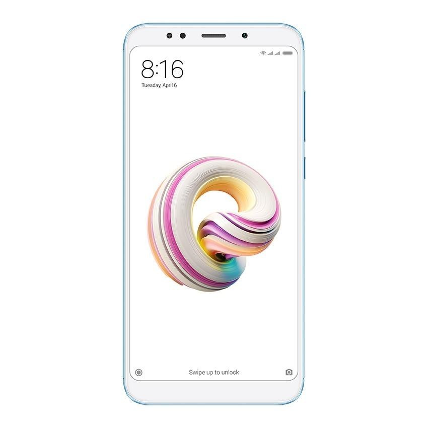 image:                  Xiaomi Redmi 5 Plus (4/64) - Blue - Snapdragon 625                              