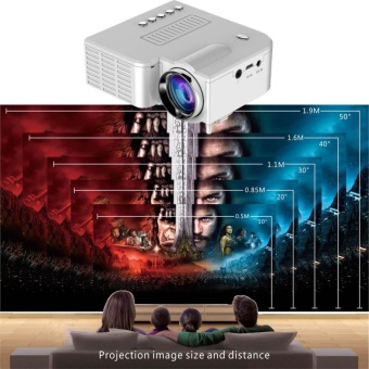 Gambar YBC Portable Mini LED proyektor Rumah Cinema Theater dengan Manual Remote Control