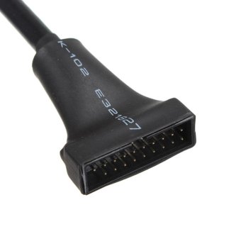 YBC USB 3.0 20 Pin Male To 2.0 9 Pin Female Motherboard House Converter Adaptor Kabel April 2018 - 5 YBC USB 3.0 20 Pin Male To 2.0 9 Pin Female Motherboard House Converter adaptor kabel - 5